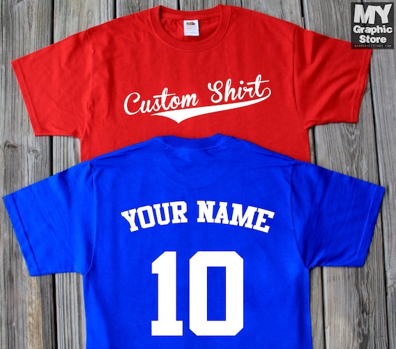 Baseball Shirt Custom T Shirt Personalized Base Ball Tee Name Etsy