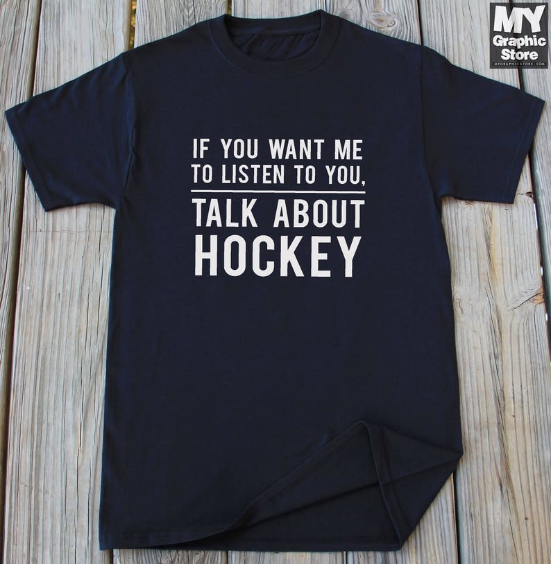 Hockey Shirt Gifts for Hockey Lover Hockey Gift Idea Funny Etsy