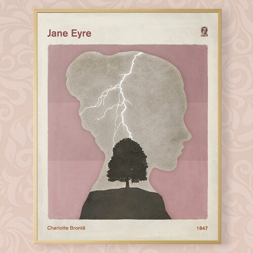Jane Eyre Quote A String Tied Here Under My Left Rib Print Etsy UK