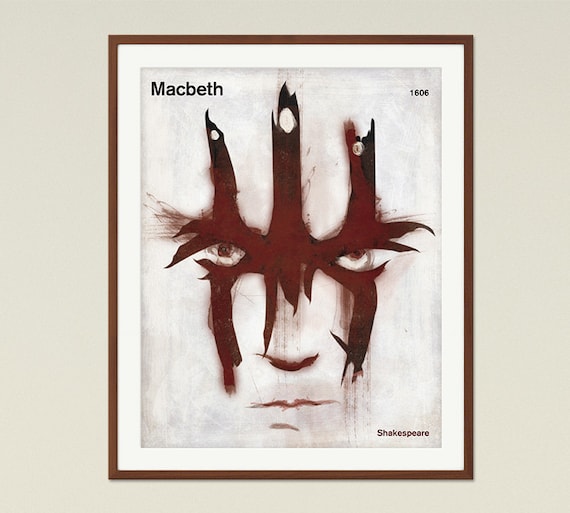 William Shakespeare Arte Foto impresión Poster Regalo Macbeth