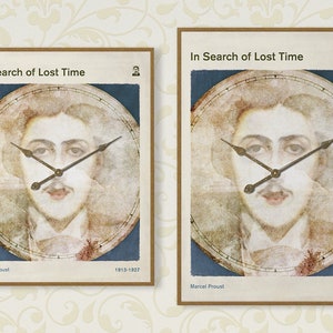 Proust's In Search of Lost Time Large Literary Book Cover Poster, Classic Literature, Bookish Gift, Modern Home Decor, Digital Download image 10