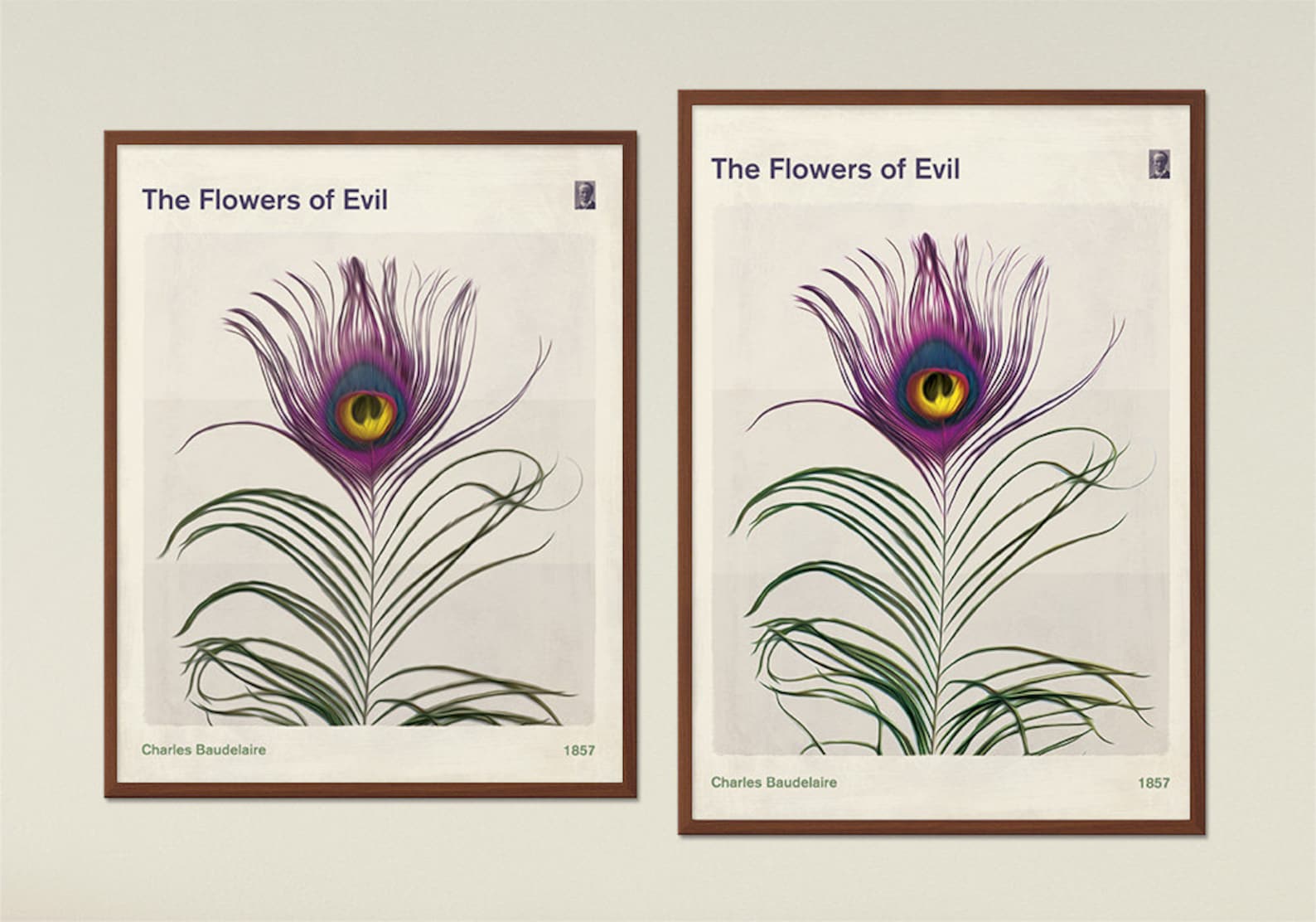 Charles Baudelaire The Flowers of Evil Literary | Etsy