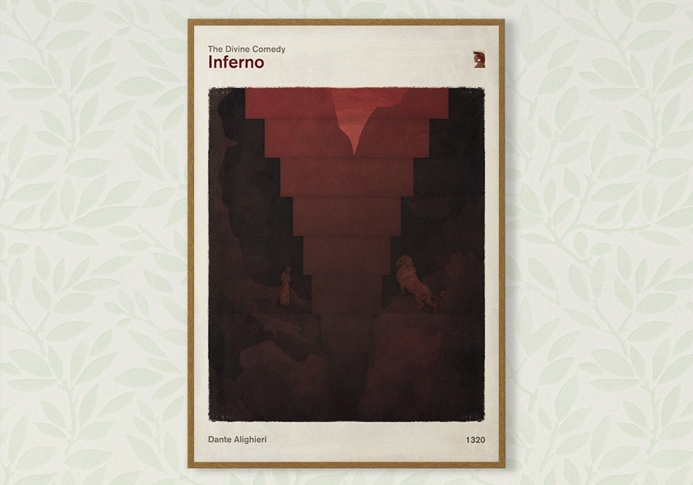 Dante's Inferno by Dante' Alighieri 1320 Passport/Notebook Wallet –
