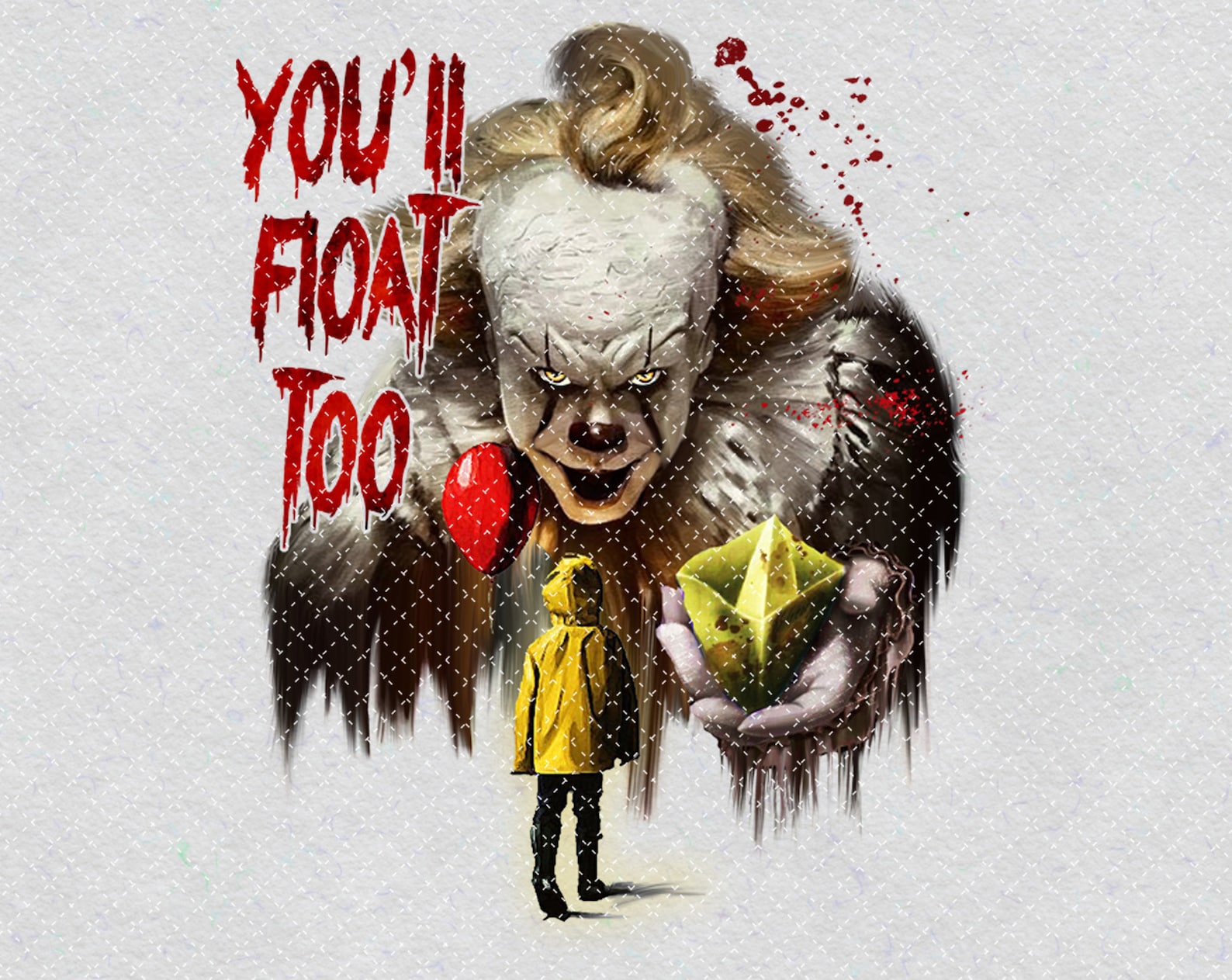 You'll Float Too PNG Pennywise Halloween Gift Horror | Etsy