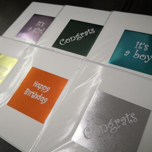 Tarjetas de felicitación únicas / tarjetas de felicitación / tarjetas hechas a mano / mejores deseos