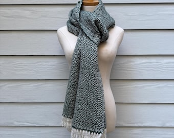 Vintage Italian Mohair Handwoven Extra Long Scarf