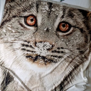 Lynx Plush Fleece Blanket Throw