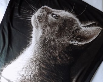 Cat Plush Fleece Blanket Throw