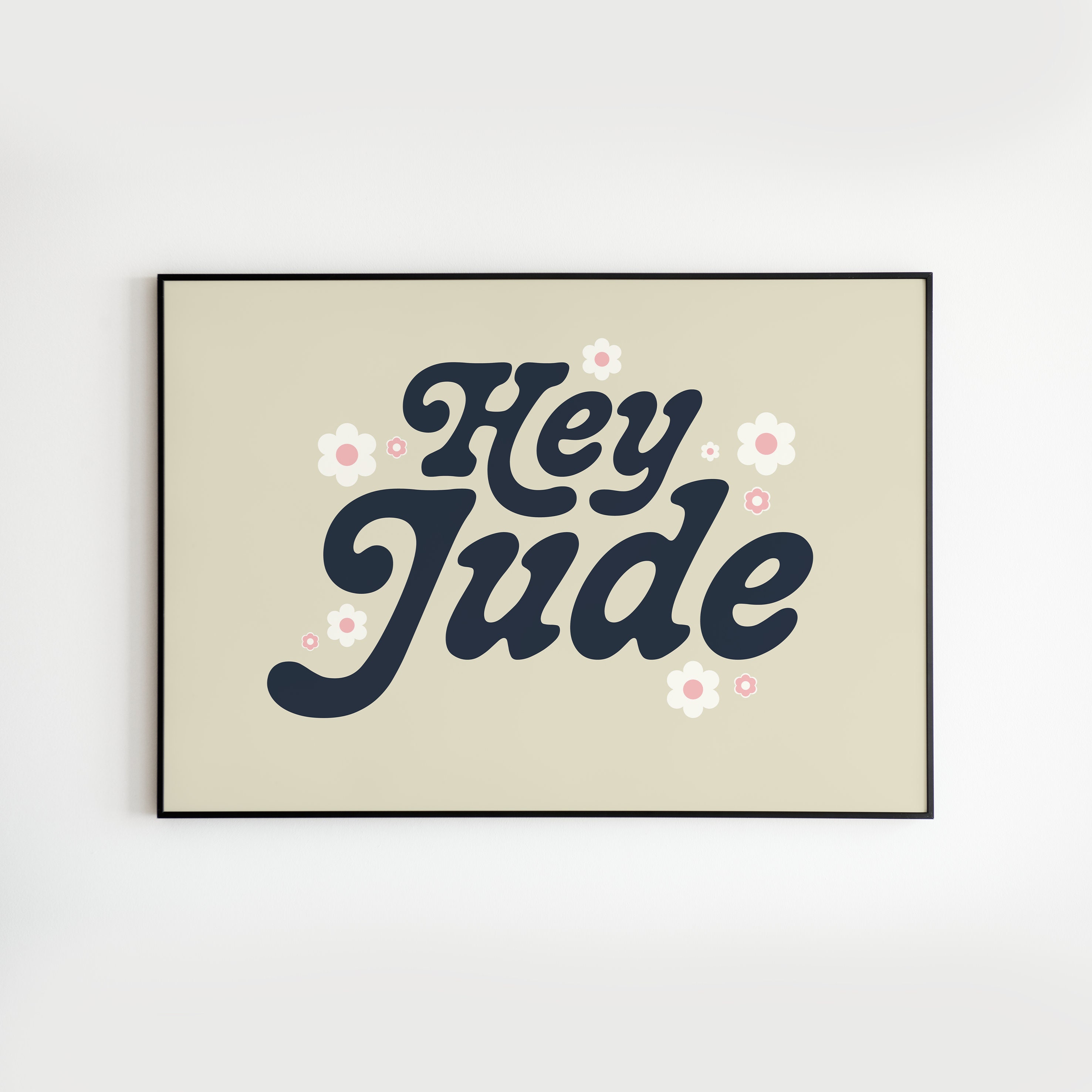 The Beatles Hey Jude Lyrics Music A3 A4 A5 Wall - Etsy