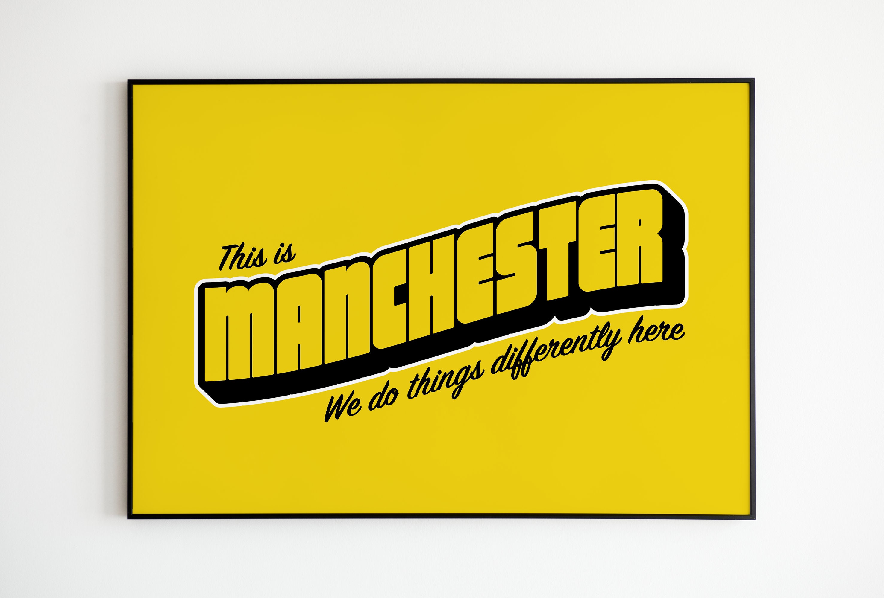 Tony Wilson 'This is Manchester we do things differently | Etsy