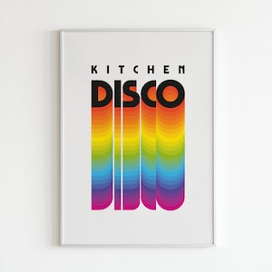Kitchen Disco - Songteksten - Muziek - A3 - A4 - A5 - Kunst aan de muur - Poster - Print - Muziek - Cadeau