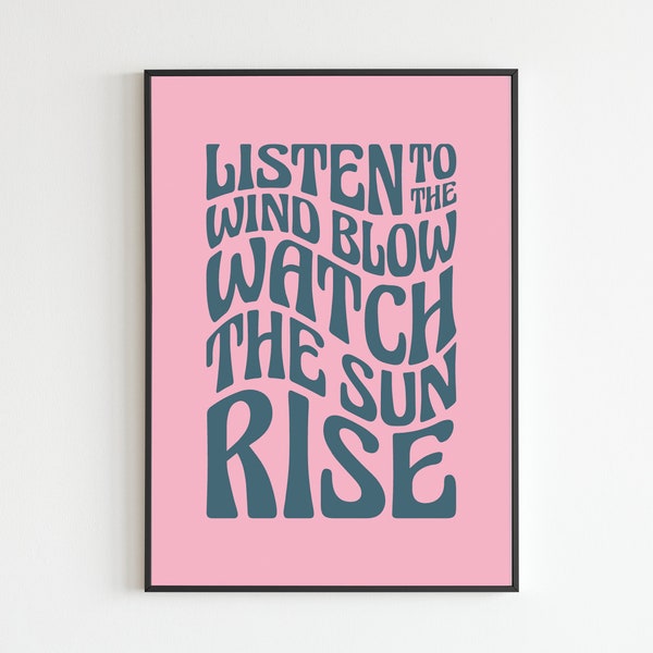 Fleetwood Mac - The Chain - Listen To The Wind Blow - Lyrics - Music - A3 - A4 - A5 - Wall Art - Poster - Print - Music