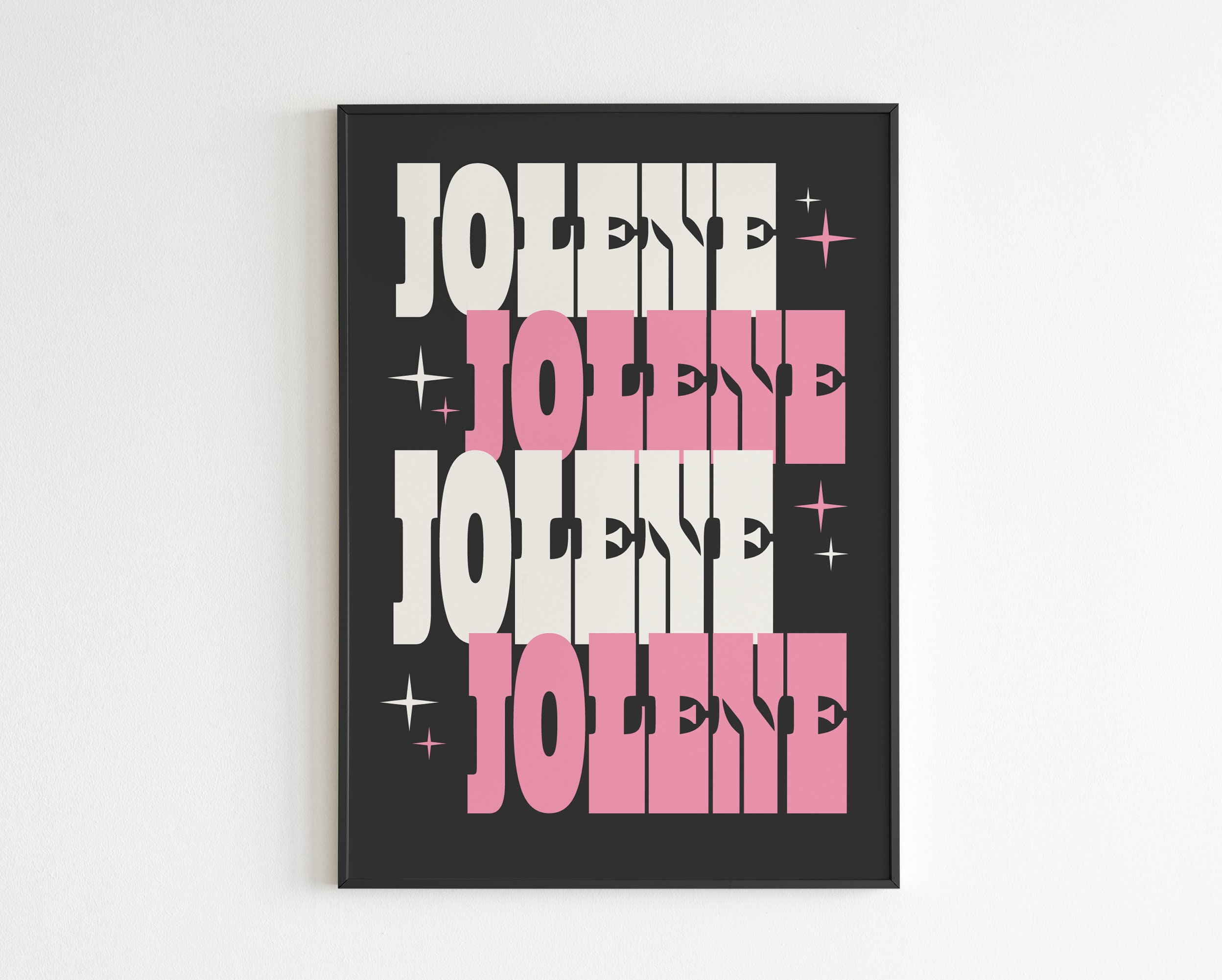 Jolene - Lyrics - Music - A3 - A4 - A5 - Wall Art - Poster - Print - Music