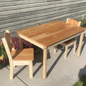 Large simple rectangle table with tung oil finish