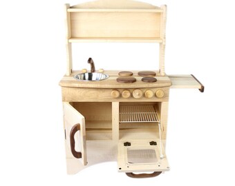 wooden outdoor play kitchen