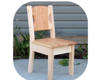 Toddler Chair, Cherry and Maple Wood