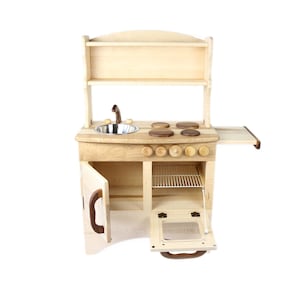 Simple Hearth Wood Play Kitchen Maple Wood image 1