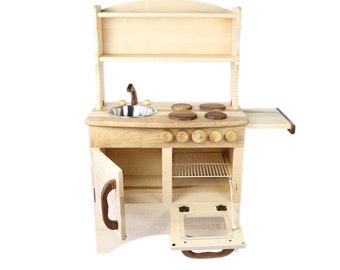 Simple Hearth Wood Play Kitchen - Maple Wood