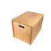 18' x 12' x 12' Cherry Wooden Storage Crate With Lid 