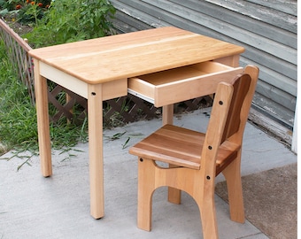 Child Sized  Simple Desk (With or Without Chair)