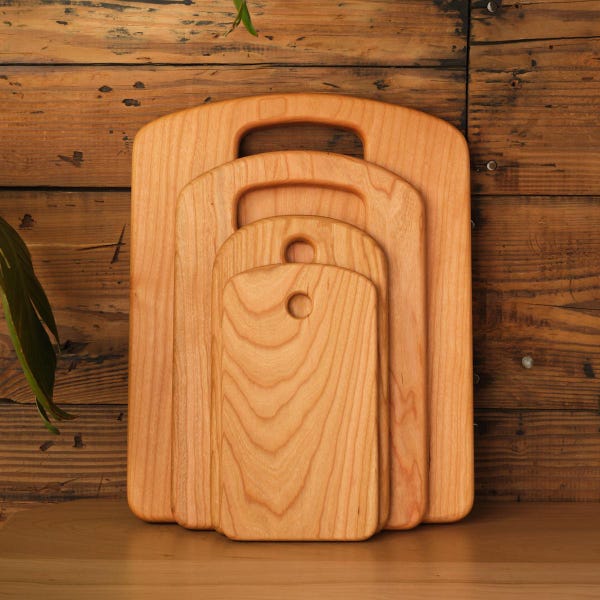 Cherry Chop, Platters and Breakfast Boards - 4 Sizes - Made in USA