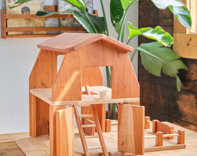 Wooden Farmhouse Barn