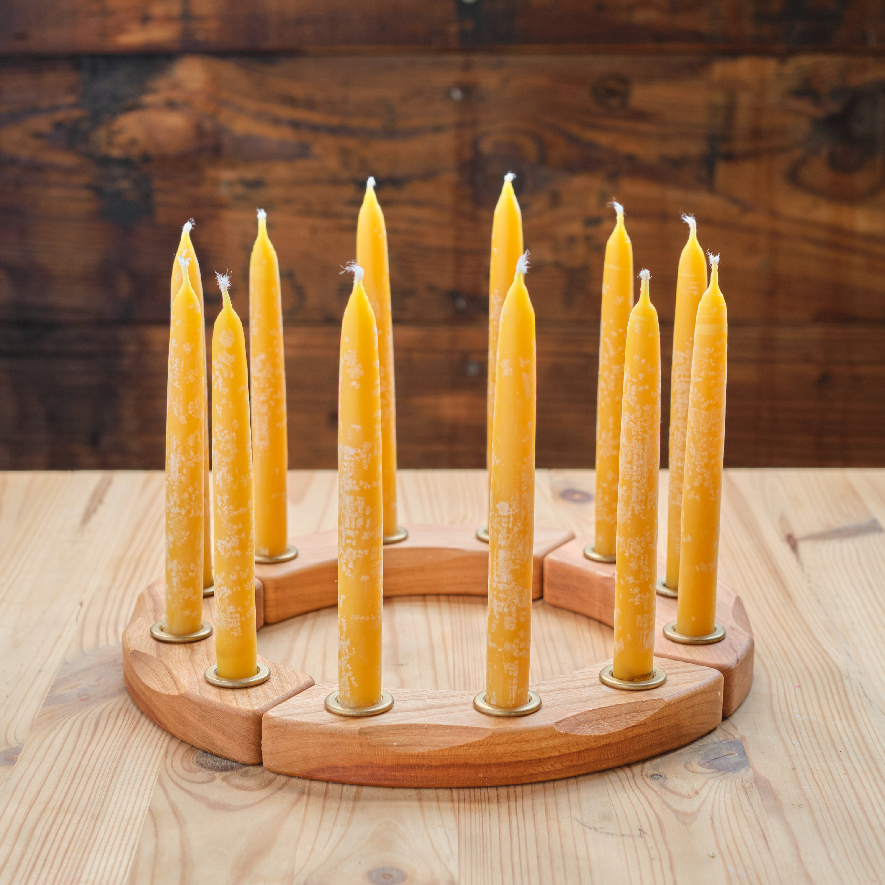 Cherry Birthday Ring 12 or 16 Candle Holes With Brass Inserts With or Without Candles Optional Accessories Etsy