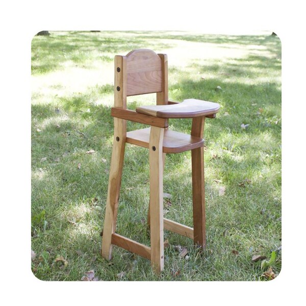 Cherry Wood Doll High Chair