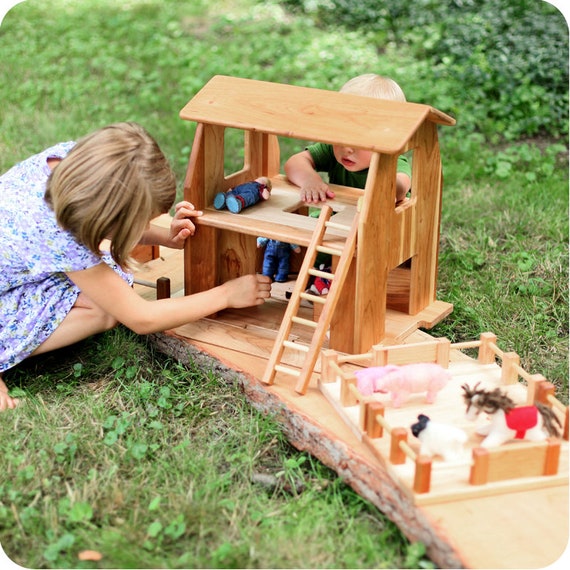 Wooden hotsell farmhouse toy