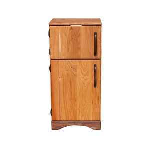 Simple Fridge Wooden Play Refrigerator - Cherry