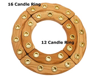 Cherry Birthday Ring (12 or 16 Candle Holes) with or without Candles or Accessories