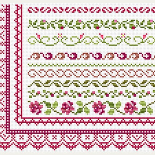 thumbnail image 2 of BEUNITONE 6 Pcs Cross Stitch Bookmark Kit DIY Ghana 2 of 11