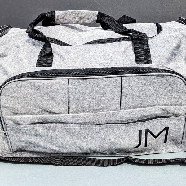 Personalised Men's Gym Bag | New Year's Resolution | Gym Goer Gift | Custom Wording | Sports / Fitness Bag | Gym Kit | Weekend Bag