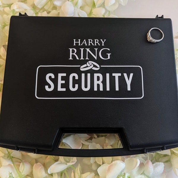 Kids Ring Bearer Breifcase | Ring Security Case | Fun Wedding Details | Page Poy, Usher | Wedding Security | Wedding Ring Bearer Case