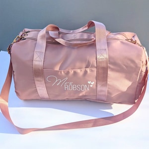 Personalised Duffle Gym Bag Yoga Bag for Women Pilates Sports