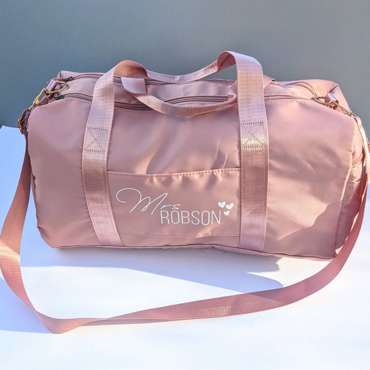 Personalised Women s Gym Bag New Year s Resolution Gym Goer Gift