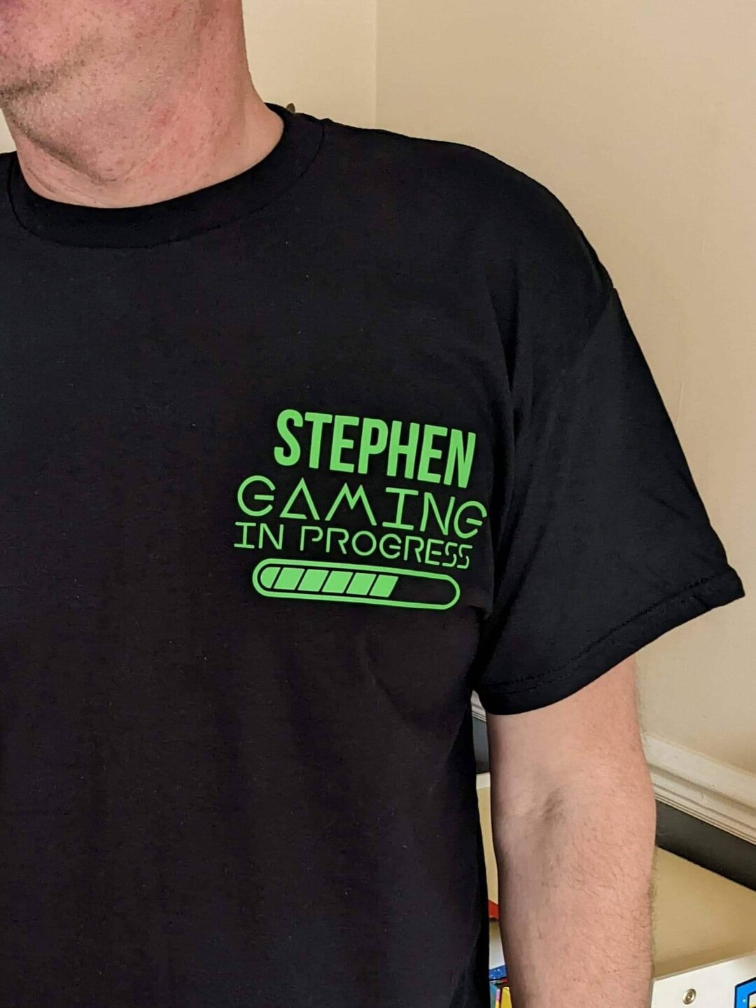 Personalised Gaming Glow in the Dark T-shirt | Gamer Gift | Video Game ...