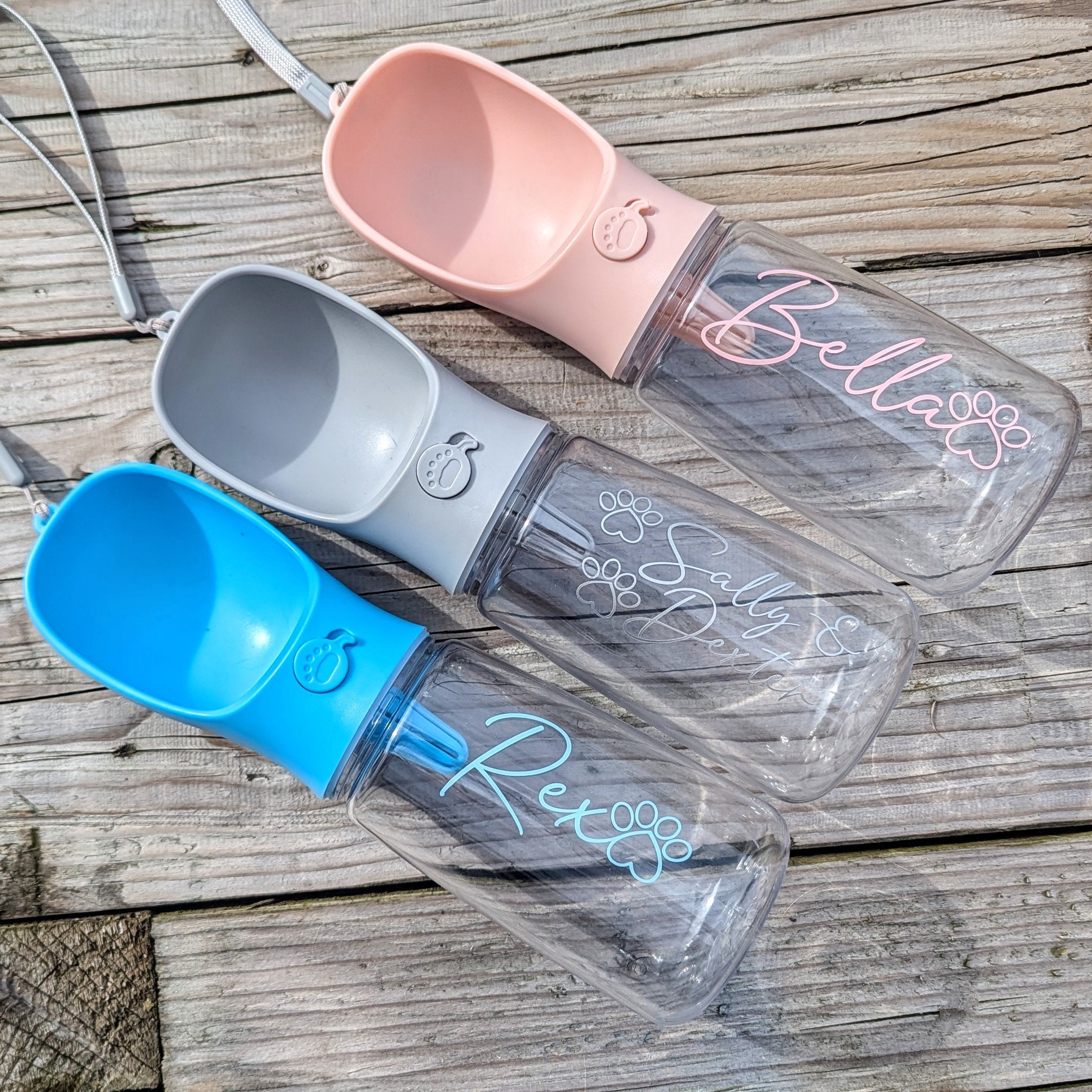Personalised Dog Travel Water Bottle | Pet Accessories | Dog Lover
