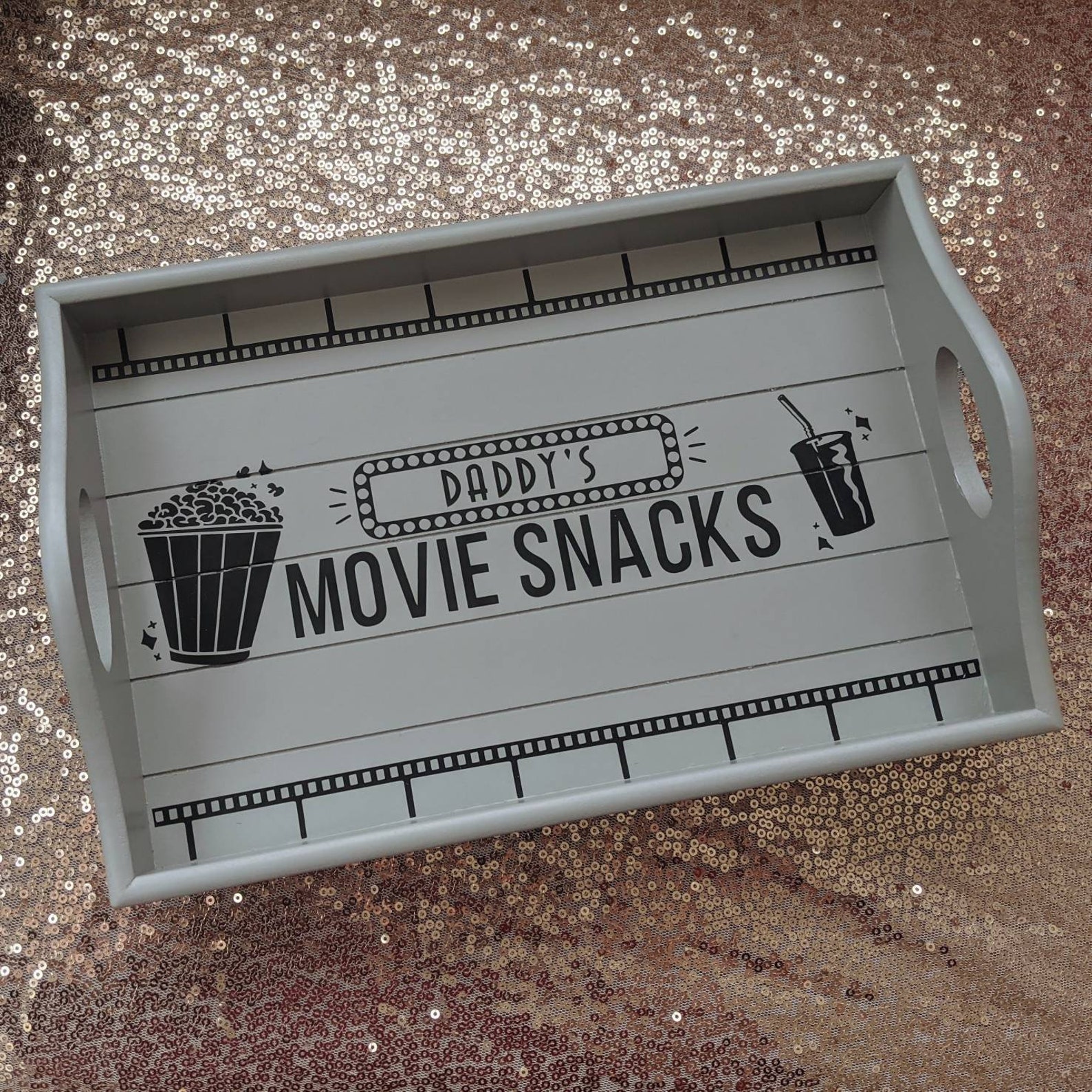Personalised Movie Snacks Tray Film / Cinema Lover Christmas - Etsy UK