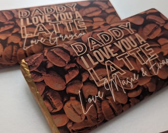Chocolate Bar Wrapper | Best Dad in the Galaxy | Galaxy Bar Wrapper | Father's Day Gift | Dad, Father, Husband Gift | Space Lover