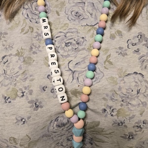 Friendship Bracelet Teacher Lanyard