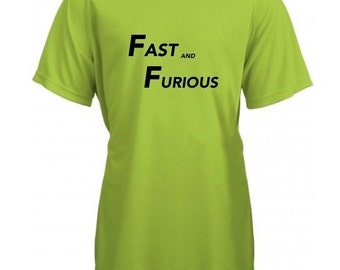 Camiseta manga corta varios COLORES deporte/running niño unisex cuello redondo Fast and Furious