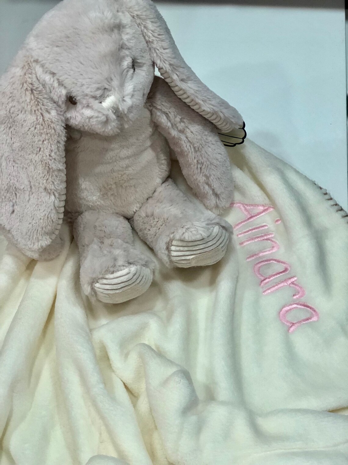 Rabbit and Blanket Set Etsy