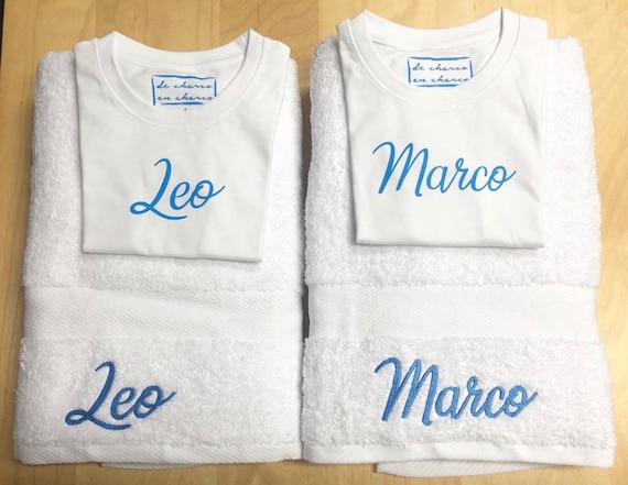 T-shirt or body and towel pack, CUSTOMIZED