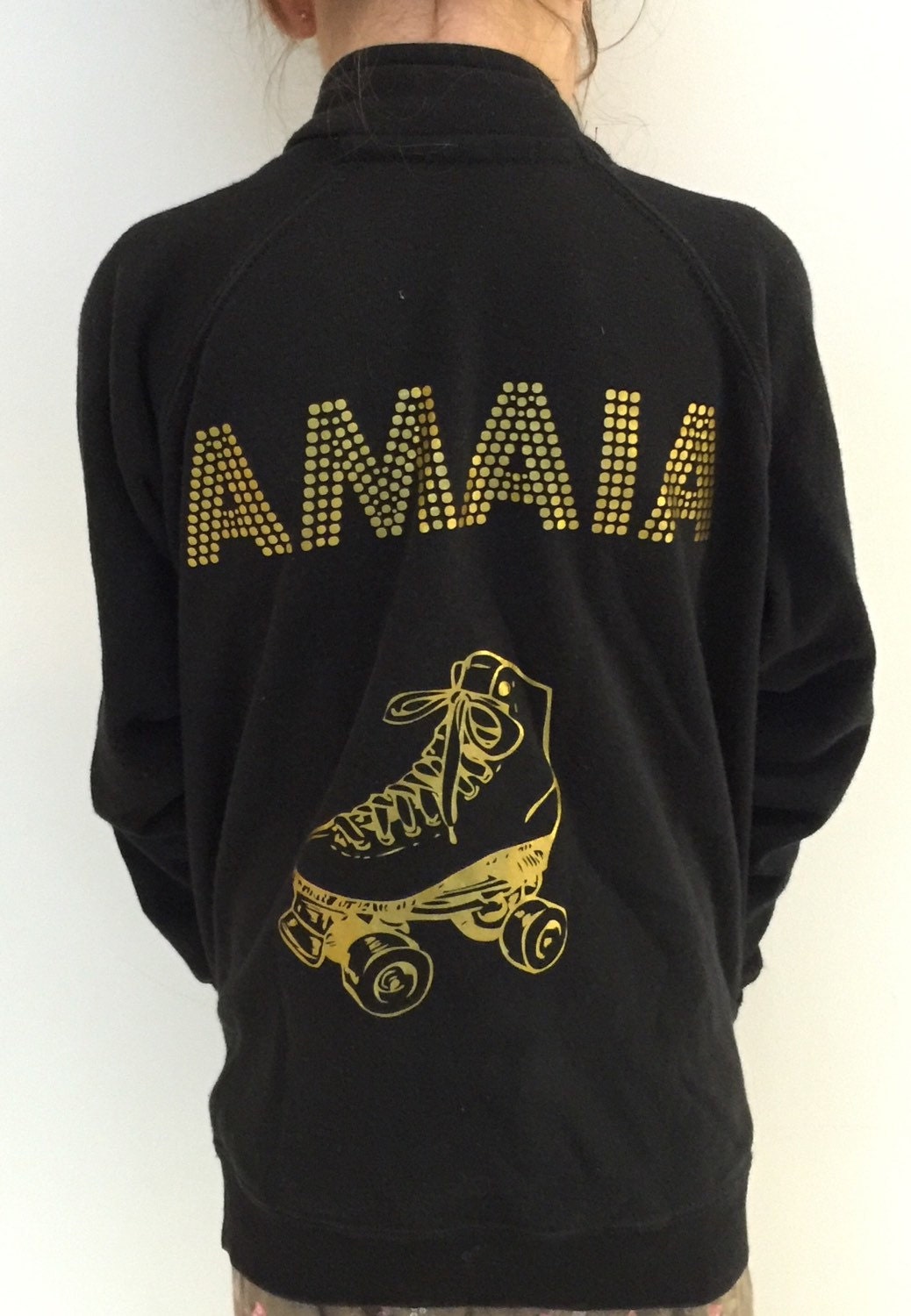 Skating/roller skating black custom jacket