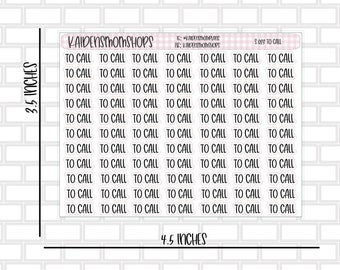 S.023 To Call Print Mini Sticker Sheet