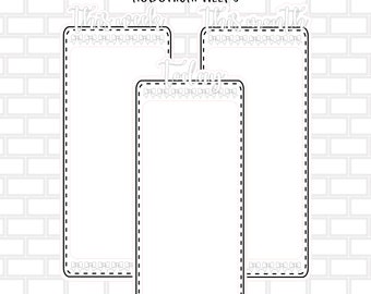 Black and White Bow Hobonichi Weeks Bookmarks - This week - Today - This Month