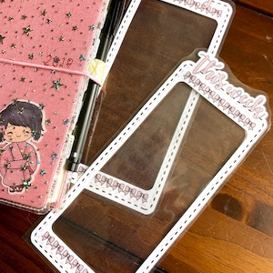 Hobonichi Weeks Book Marks - Pink Bows - This week - Today