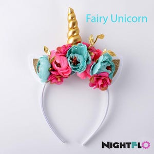 Fairy Unicorn Headband (Light Up/LED Option)