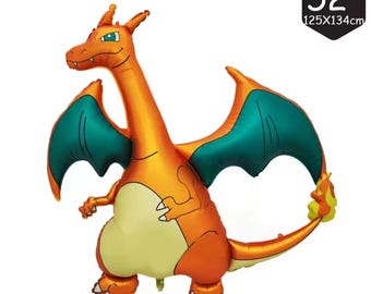 Pokemon Standing Foil Balloon - Giant Charizard 52"